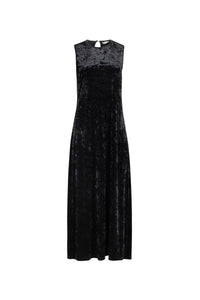 TG VELVET COLUMN DRESS