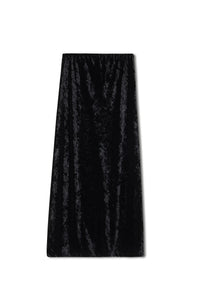 TG VELVET STRAIGHT SKIRT