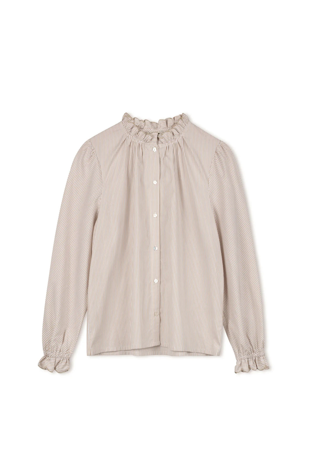 TG RUFFLE BLOUSE
