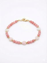 Load image into Gallery viewer, GEM HEART PINK WITH GOLD
