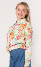 Load image into Gallery viewer, IV EYELET BLOUSE WITH FLOWER PRINT
