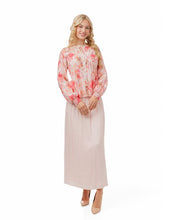 Load image into Gallery viewer, LU SOLID PINK SMOCKED WAIST SKIRT
