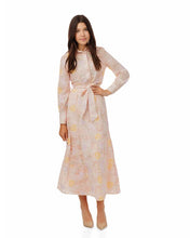 Load image into Gallery viewer, LU FLORAL EMBROIDERED TIE-WAIST SKIRT
