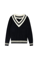 Load image into Gallery viewer, TG POINT PREPPY V-NECK SWEATER
