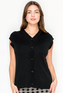 YAL V NECK RIB VEST