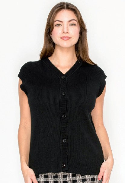 YAL V NECK RIB VEST