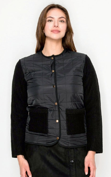 YAL NYLON PUFF PKT FRNT JACKET