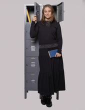 Load image into Gallery viewer, LI TWO TONE DOUBLE HENLY SET - SKIRT - SKIRTS

