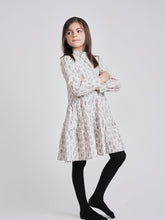 Load image into Gallery viewer, LU CORDUROY DRESS WITH SMALL FLOWER PRINT - Dresses
