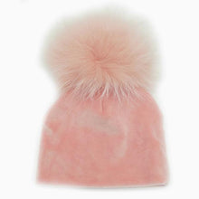 Load image into Gallery viewer, MAX COLORS VELOUR POM POM HAT - HATS
