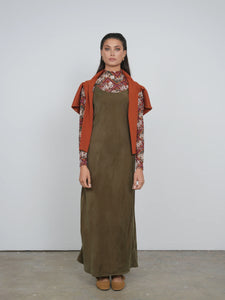 TG BRUSHED STRAIGHT DRESS