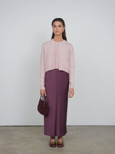 TG SATIN STRAIGHT SKIRT