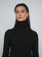 Load image into Gallery viewer, TG MIXED TURTLENECK DRESS
