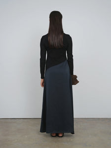 TG MIXED TURTLENECK DRESS
