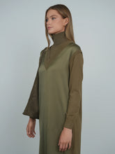 Load image into Gallery viewer, TG MIXED SATIN MAXI DRESS
