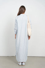 Load image into Gallery viewer, TG POINT STRIPE LINEN DRESS
