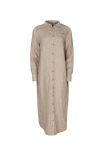 Load image into Gallery viewer, TG POINT STRIPE LINEN DRESS
