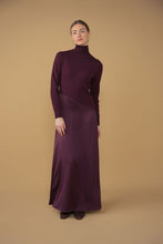 Load image into Gallery viewer, TG POINT MIXED TURTLENECK DRESS
