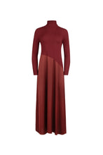 Load image into Gallery viewer, TG MIXED TURTLENECK DRESS
