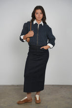 Load image into Gallery viewer, TG PANELED A-LINE DENIM SKIRT
