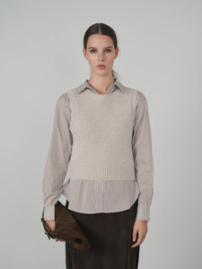 TG MELANGE SWEATER VEST