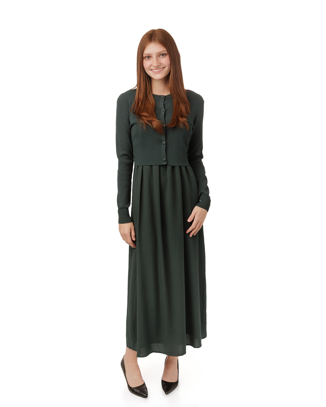 LU KNIT CARDIGAN OVERLAY