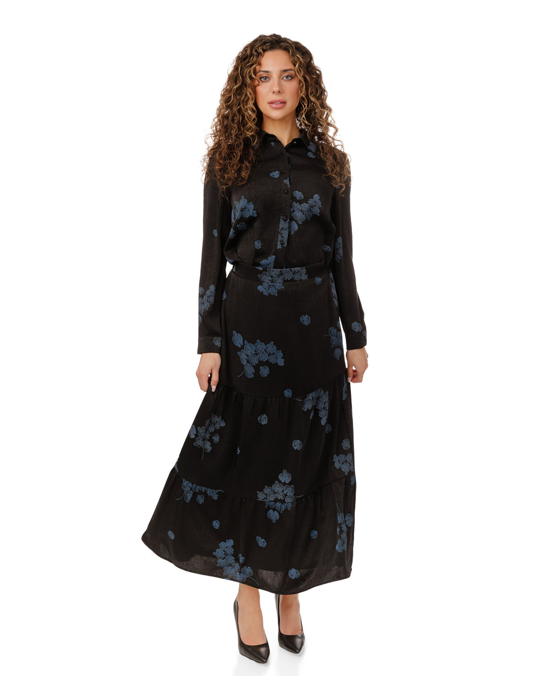 LU SKIRT WITH FLORAL PRINT
