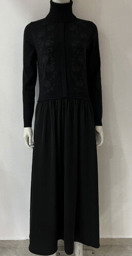 J CARDIGAN OVERLAY DRESS