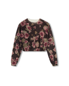 J CALRO PRINTED CARDIGAN