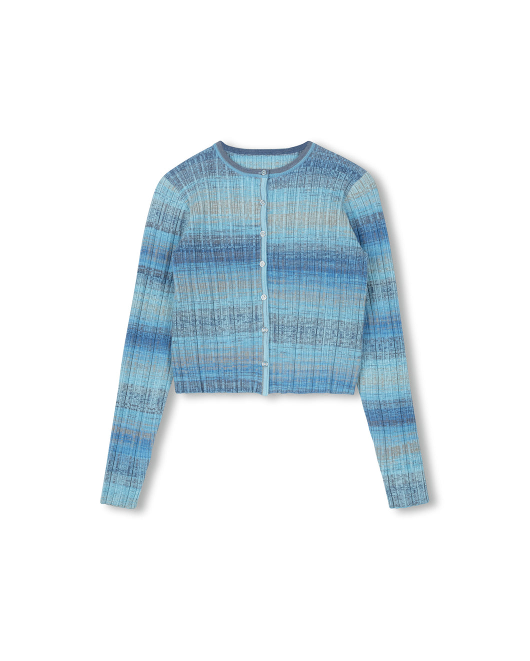 J BLUR STRIPE CARDIGAN