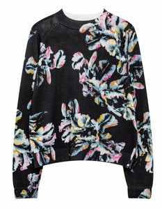 J CYPRESS FLORAL KNIT SWEATER