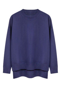 J HIGH LOW KNIT TOP