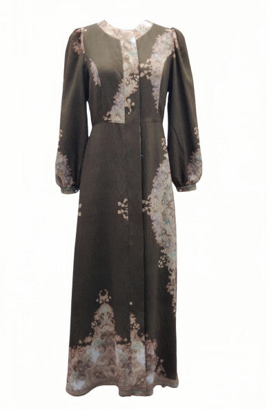 J EXOTIC FLORAL PRINT DRESS