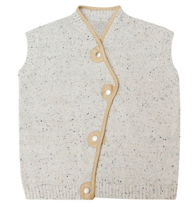 J DOBY SPECKLED KNIT VEST