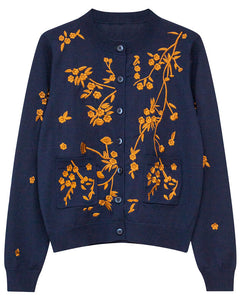 J DIXIE EMBROIDERED CARDIGAN