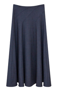 J DORIS PLAID PANEL SKIRT