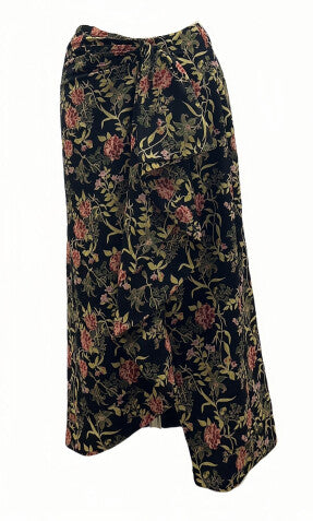 J LARA - SIDE RUFFLE MAXI SKIRT