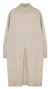 J LONGLINE SPLIT SWEATER