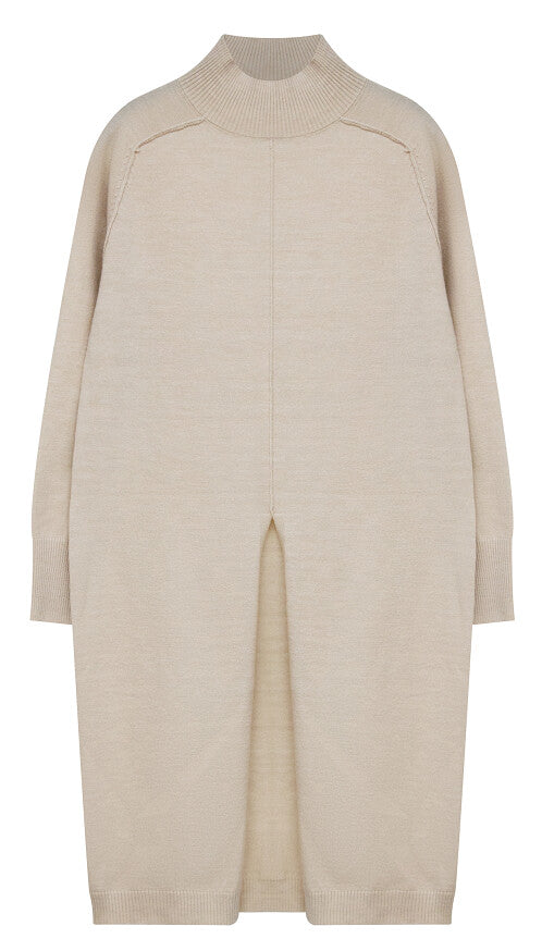 J LONGLINE SPLIT SWEATER