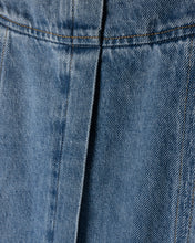 Load image into Gallery viewer, J A-LINE DENIM STITCHED MAXI SKIRT
