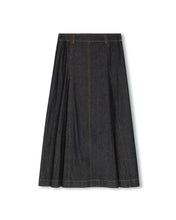 Load image into Gallery viewer, J DARK DENIM BUTTON DOWN SKIRT
