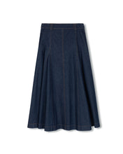 Load image into Gallery viewer, J DARK DENIM BUTTON DOWN SKIRT
