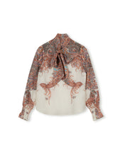 Load image into Gallery viewer, J RHIAN TIE NECK BLOUSE
