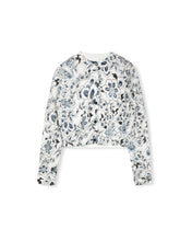 Load image into Gallery viewer, J FLORAL CROPPED CARDIGAN

