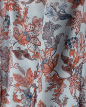 Load image into Gallery viewer, J BLUE FLORAL PRINT MAXI FLAIR SKIRT
