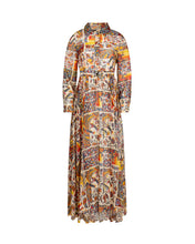 Load image into Gallery viewer, J BELTED PRINT MAXI DRESS

