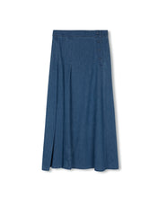 Load image into Gallery viewer, J FLAIR MAXI DENIM SKIRT
