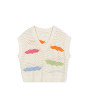 Load image into Gallery viewer, J COLOR KNIT CABLE VEST
