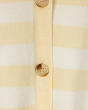 Load image into Gallery viewer, J KNIT STRIPE BUTTON DOWN TOP
