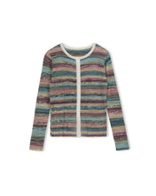 Load image into Gallery viewer, J STRIPED CARDIGAN TEE

